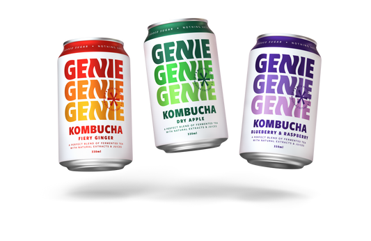 Mixed Case Kombucha cans